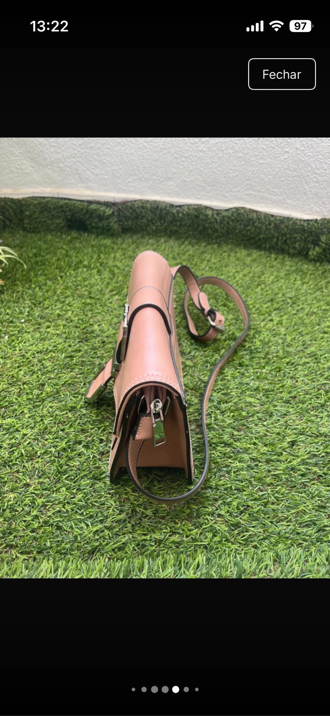 Sac à main rose/beige neuf – photo 5
